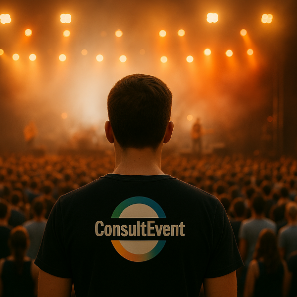 Personal de ConsultEvent en un concierto